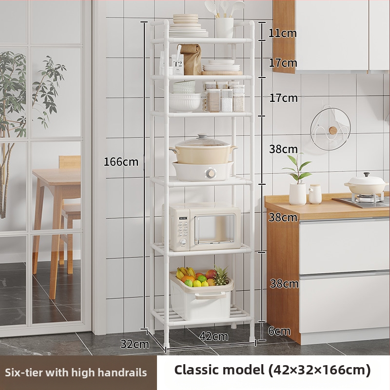 Köögi hoiuriiul Hoiupottide riiul Põrandal seisev mitmekihiline hoiuriiul Köögispetsiaalne pottide teisaldatav köögiviljariiul