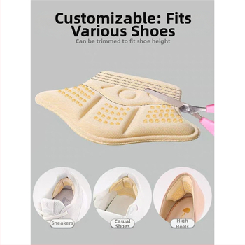 Kinga kontsakleebis Kulumisvastane jala kukkumisvastane kontsa kokkutõmbumisvastane poolsuuruses padi Reguleeritav suurus Sportlikud kõrge kontsaga kingad Kingad Suur muutus Väike artefakt