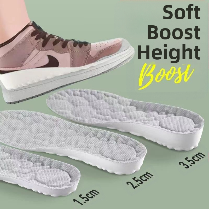 Astuge väljaheitetunnet suurendav sisetald meestele superpehme lööke neelav sisetald suurenenud naiste spordi õhkpadjaga deodorant hingav hulgimüük