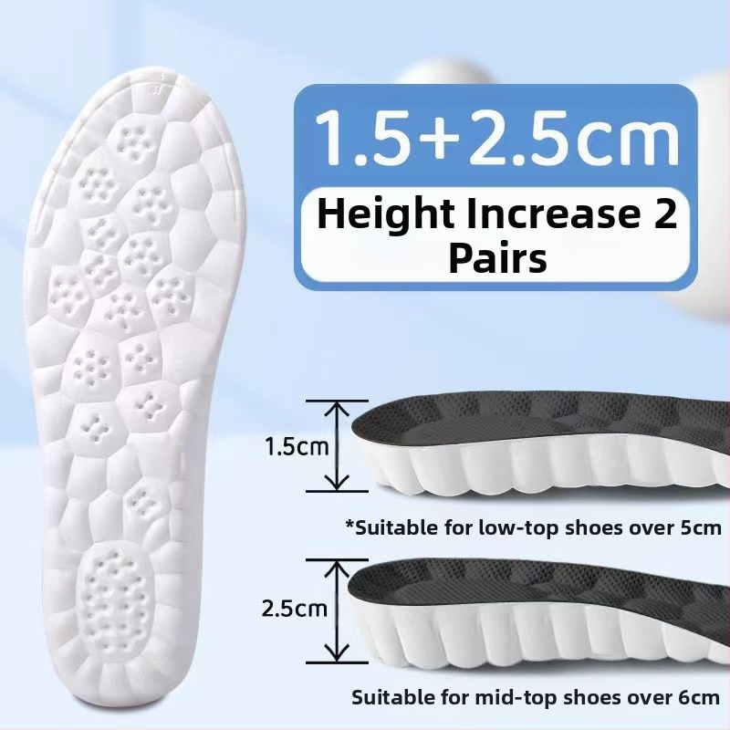 Astuge väljaheitetunnet suurendav sisetald meestele superpehme lööke neelav sisetald suurenenud naiste spordi õhkpadjaga deodorant hingav hulgimüük