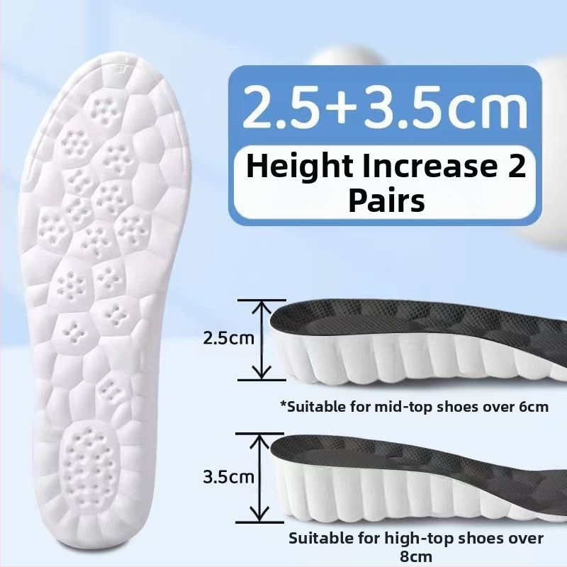 Astuge väljaheitetunnet suurendav sisetald meestele superpehme lööke neelav sisetald suurenenud naiste spordi õhkpadjaga deodorant hingav hulgimüük