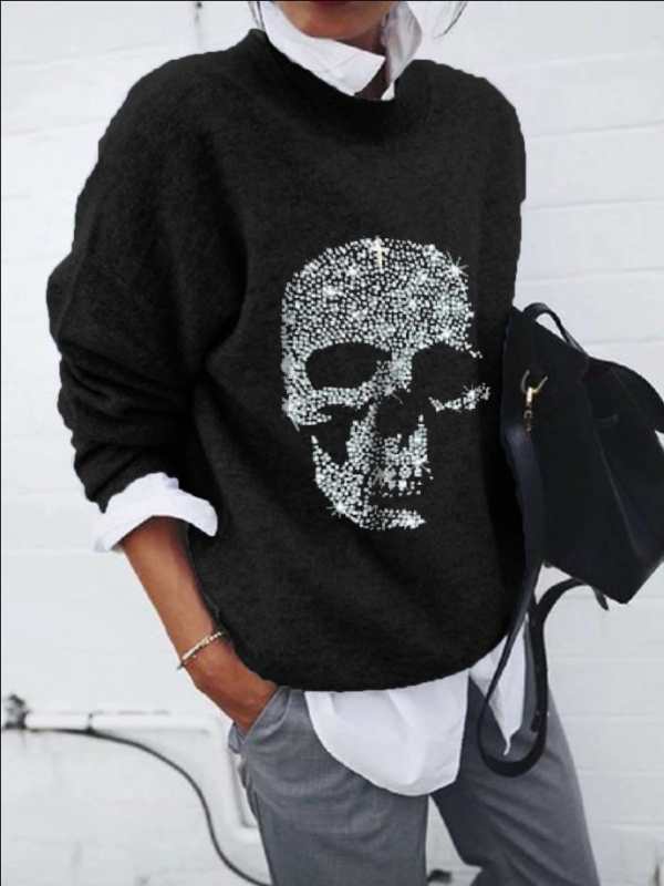 #9298 Europa i Amerika Prekogranična Amazon želja Vanjska trgovina Ženska moda Brušenje Cvjetni print Loose Long Sleeve Top