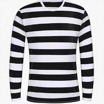 Halloweensky kostým zajačika s pruhovaným tričkom s dlhým rukávom, rodinný kostým, Halloweenský kostým, Cosplay kostým