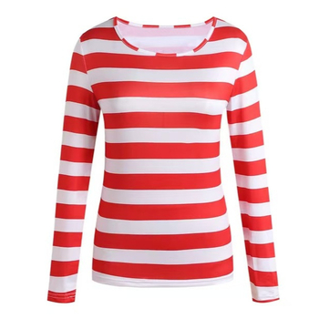 Halloweensky kostým zajačika s pruhovaným tričkom s dlhým rukávom, rodinný kostým, Halloweenský kostým, Cosplay kostým