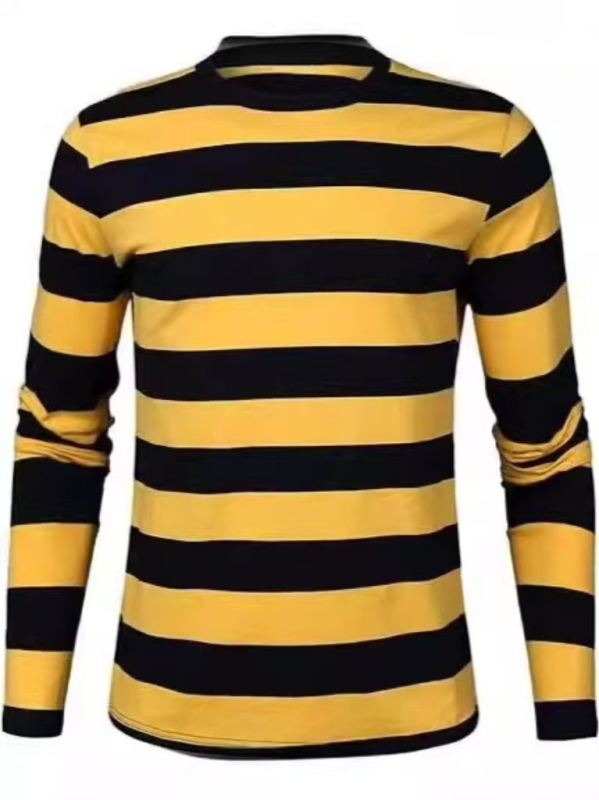 Halloweensky kostým zajačika s pruhovaným tričkom s dlhým rukávom, rodinný kostým, Halloweenský kostým, Cosplay kostým