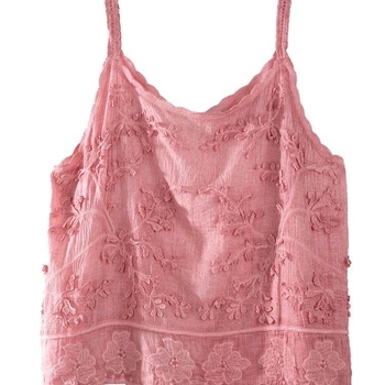 Prancūziško stiliaus nėrinių tuščiaviduriai siuvinėti žakardo gražūs maži liemenėliai moterims vasariniai nauji laisvi stilingi berankoviai viršutiniai