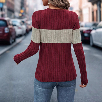 Ženska odjeća, europska i američka, proljeće 2025., nova Amazon TEMU neovisna stanica, ležerna majica kratkih rukava s okruglim izrezom, usklađena u boji