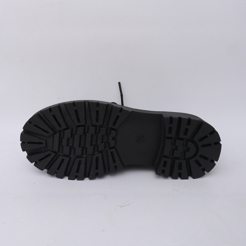 Vanjskotrgovinske prekogranične plus veličine 35-43 Crne mokasine Ženske nišne cipele s vezicama i debelim potplatom, kožne cipele Retro jednoslojne cipele za žene