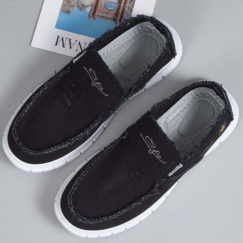 Pantofi de pânză populari pentru bărbați, pantofi slip-on pentru bărbați, pantofi la modă de toamnă, pantofi casual pentru bărbați, pantofi la modă versatili din pânză Old Beijing