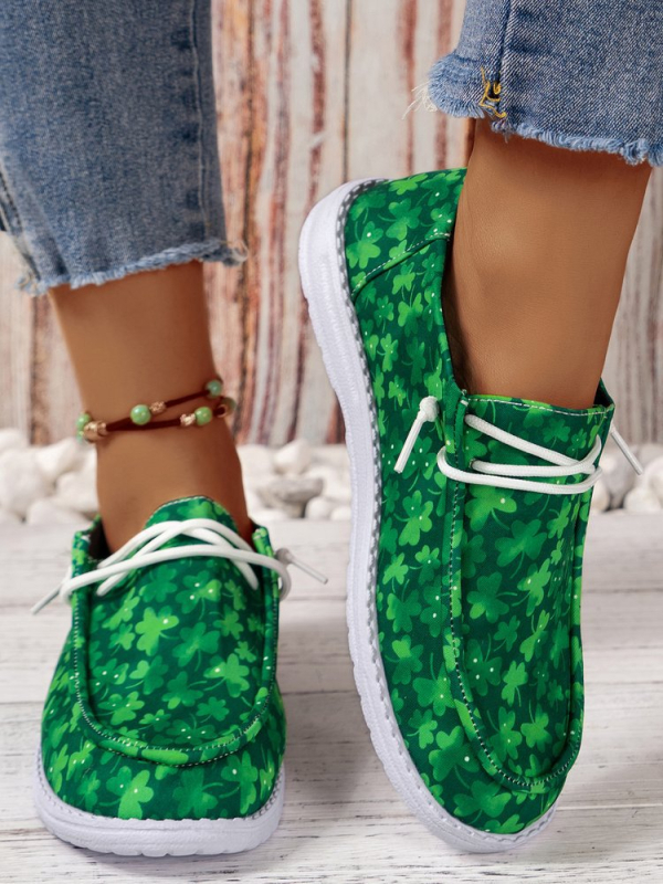 2024 Zahraničný obchod plus size Four Seasons plátenné topánky Dámske farebné tlačené farebné vyvážané do Európy a Ameriky Výrobcovia plochých topánok pre voľný čas