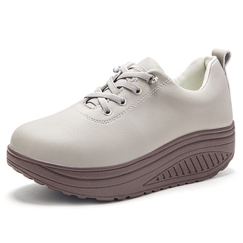 Γυναικεία casual sneaker για άνοιξη και φθινόπωρο, crossborder, plus size, αθλητικά παπούτσια με κουνιστή πλατφόρμα, γυναικεία παπούτσια με μεγάλη πλατφόρμα, ελαφριά παπούτσια για μητέρες