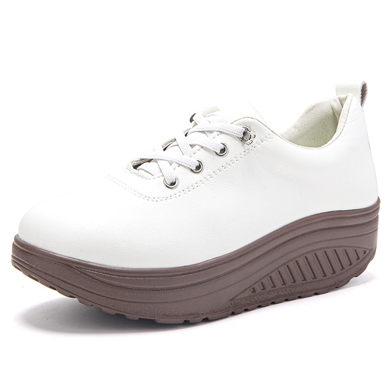 Proljetne i jesenske ženske ležerne tenisice, prekogranične, plus size, ljuljačke cipele, povećana platforma, ženske cipele s platformom, lagane majčine cipele