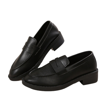 Dámske topánky pre väčšie veľkosti, jarné a jesenné, nové mokasíny, ležérne topánky s hrubou podrážkou