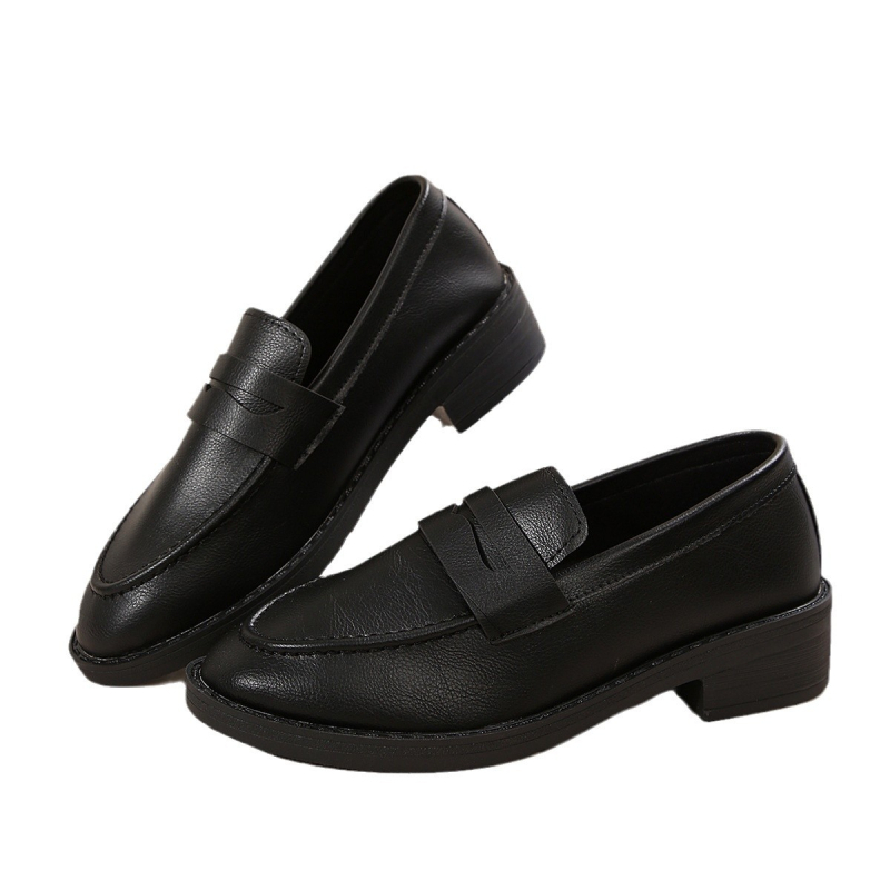 Dámske topánky pre väčšie veľkosti, jarné a jesenné, nové mokasíny, ležérne topánky s hrubou podrážkou