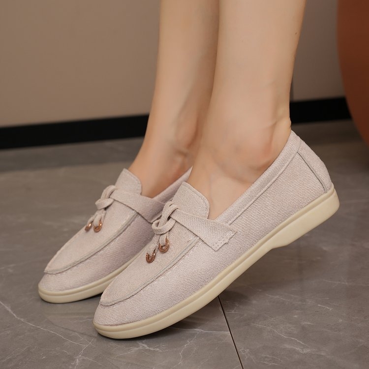 Prekogranične cipele za veće veličine Ženske nove ženske cipele za jesen 2024. Ravne ležerne cipele Ženske natikače u Chanel stilu