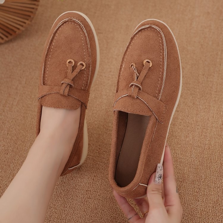 Prekogranične cipele za veće veličine Ženske nove ženske cipele za jesen 2024. Ravne ležerne cipele Ženske natikače u Chanel stilu