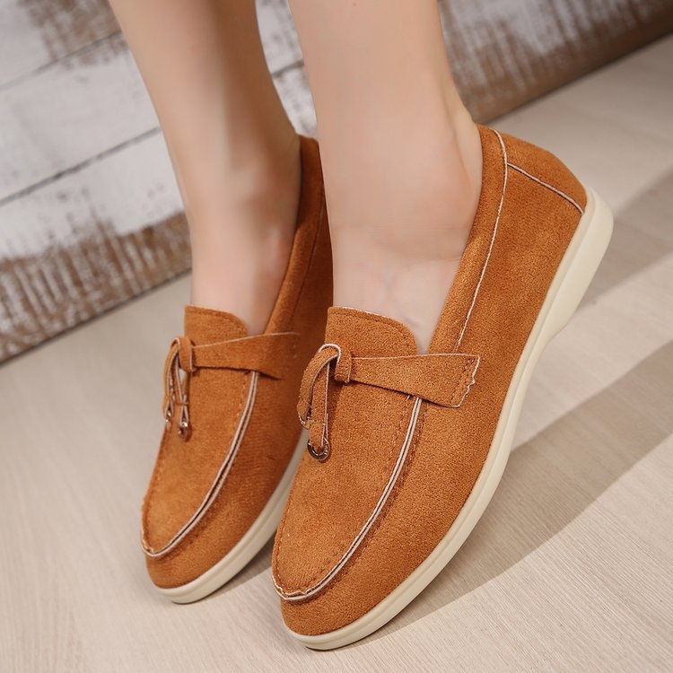 Prekogranične cipele za veće veličine Ženske nove ženske cipele za jesen 2024. Ravne ležerne cipele Ženske natikače u Chanel stilu