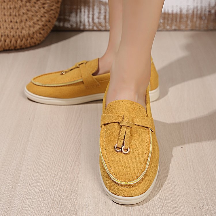 Prekogranične cipele za veće veličine Ženske nove ženske cipele za jesen 2024. Ravne ležerne cipele Ženske natikače u Chanel stilu