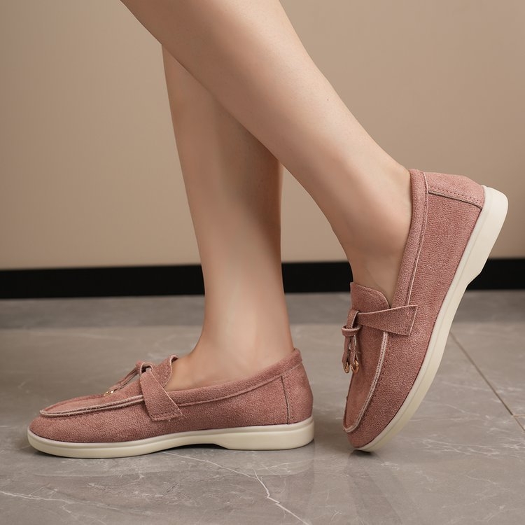 Prekogranične cipele za veće veličine Ženske nove ženske cipele za jesen 2024. Ravne ležerne cipele Ženske natikače u Chanel stilu