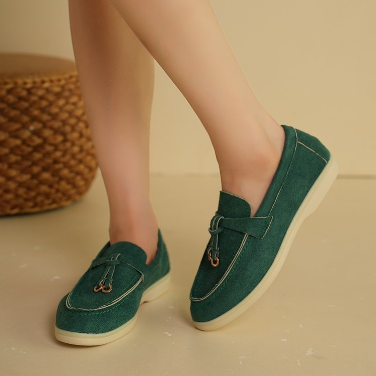 Prekogranične cipele za veće veličine Ženske nove ženske cipele za jesen 2024. Ravne ležerne cipele Ženske natikače u Chanel stilu