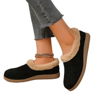 „Mao Mao“ sniego batai moterims, 2024 m. žieminiai, nauji Europos ir Amerikos užsienio prekybos plius dydžio apvali galvutė, su pedalu, trumpi vamzdeliai, medvilniniai batai.