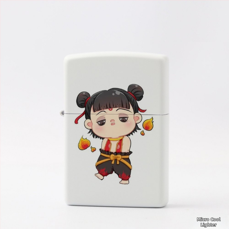 Нежа периферна керосинова запалка ретро креативен малък подарък метална ветроустойчива запалка класически стил