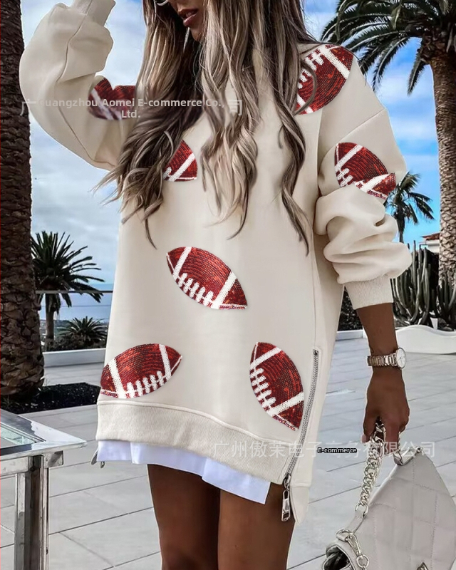 Îmbrăcăminte nouă pentru femei transfrontalieră 2024 Amazon Transfrontalieră în stoc Fustă nouă europeană și americană cu fermoar decorativ, guler rotund