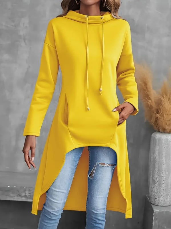 Pulover elegant, elegant, cu mânecă lungă și glugă, pentru femei, toamnă și iarnă, 2024, Amazon Europa și stația independentă transfrontalieră