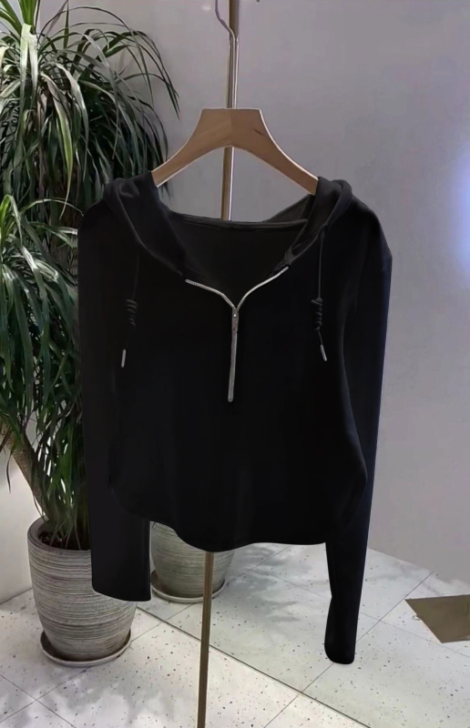 Europski kolodvor 2023. proljeće i jesen nova tanka pamučna majica s kapuljačom za žene, široki ružičasti trendi kaput za sve kombinacije