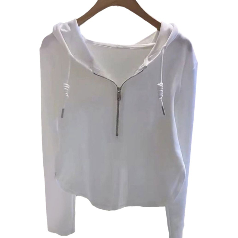 Europski kolodvor 2023. proljeće i jesen nova tanka pamučna majica s kapuljačom za žene, široki ružičasti trendi kaput za sve kombinacije