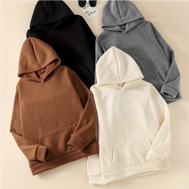 Hanorac casual Amazon crossborder blank, cu mânecă lungă, cu șnur, din 4 piese, îmbrăcăminte pentru femei