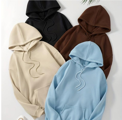 Hanorac casual Amazon crossborder blank, cu mânecă lungă, cu șnur, din 4 piese, îmbrăcăminte pentru femei