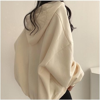 Veličina s kapuljačom, zadebljani ekstra veliki ovratnik, proljetni i jesenski Jin top Jin, zimski debeljuškasti kratki pulover s flis podstavom, nova modna odjeća za žene