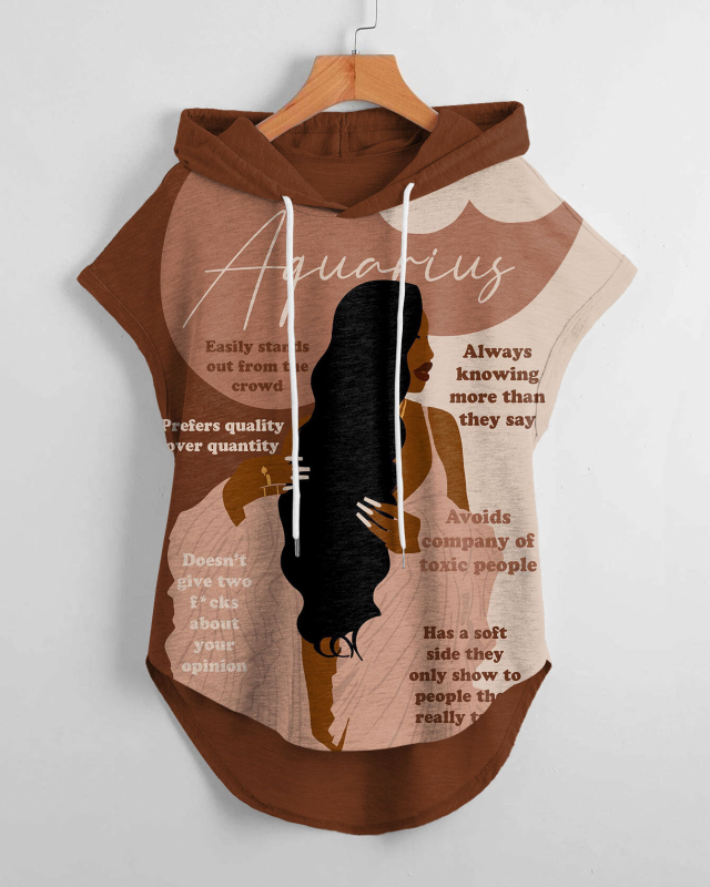 Hanorac sport cu glugă, scurt față și lung spate