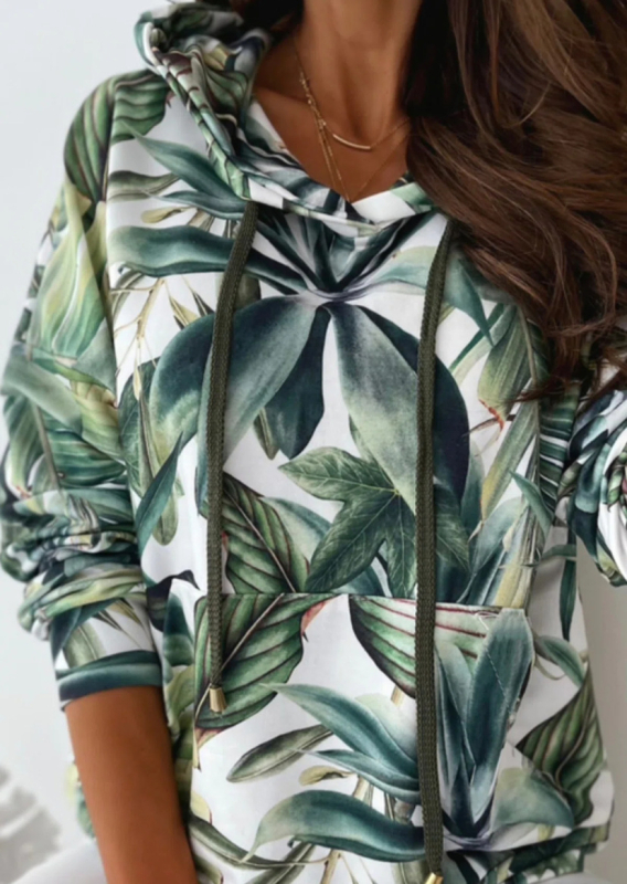 Φθινόπωρο και Χειμώνας 2021, Ριχτό, Casual, Μακρυμάνικο Πουλόβερ με Κουκούλα, Διπλής Επίστρωσης, Πουλόβερ με Τσέπες και Μπαλώματα για το Σκούφο