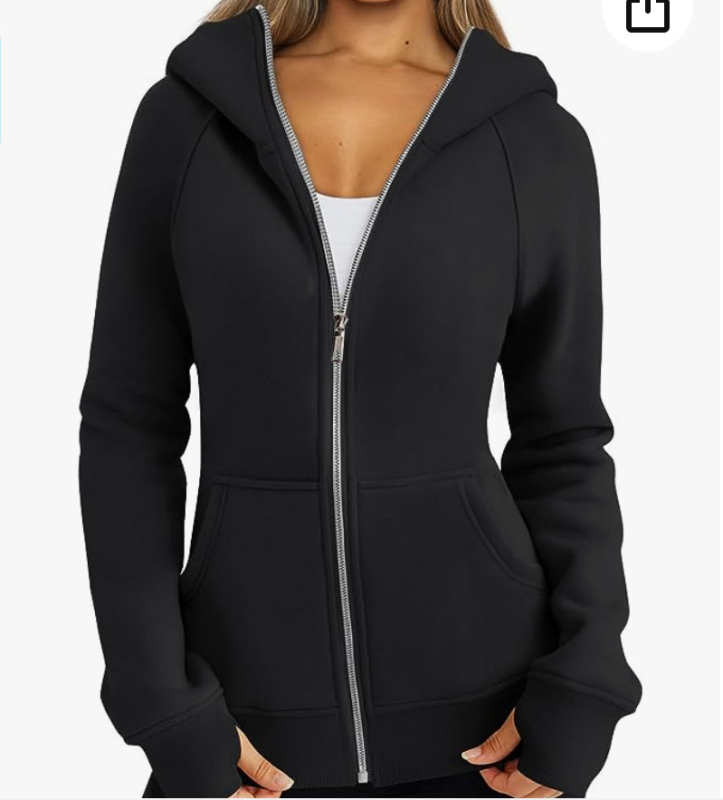 2023 pulover exterior rezistent la frig îngroșat transfrontalier Fashion Queen femei cu fermoar hanorac jachetă de lână hanorac