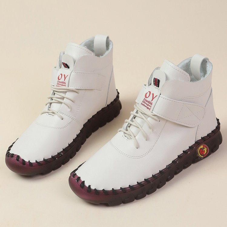 Cezhraničné plus size zahraničný obchod mäkké dno ručne šité suchý zips krížový remienok 2024 nové platformové topánky na tortovom podpätku