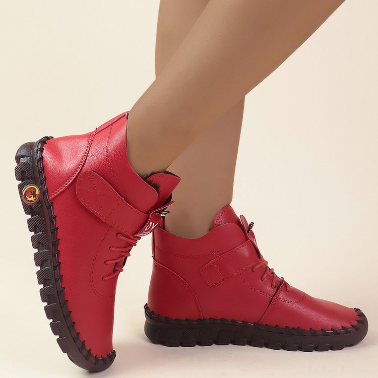 Cezhraničné plus size zahraničný obchod mäkké dno ručne šité suchý zips krížový remienok 2024 nové platformové topánky na tortovom podpätku