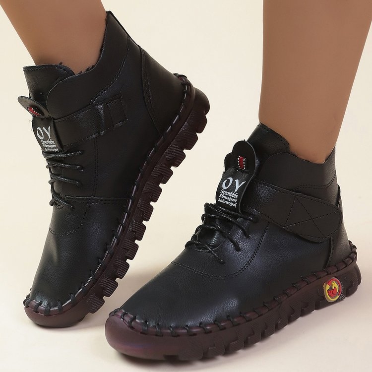 Cezhraničné plus size zahraničný obchod mäkké dno ručne šité suchý zips krížový remienok 2024 nové platformové topánky na tortovom podpätku