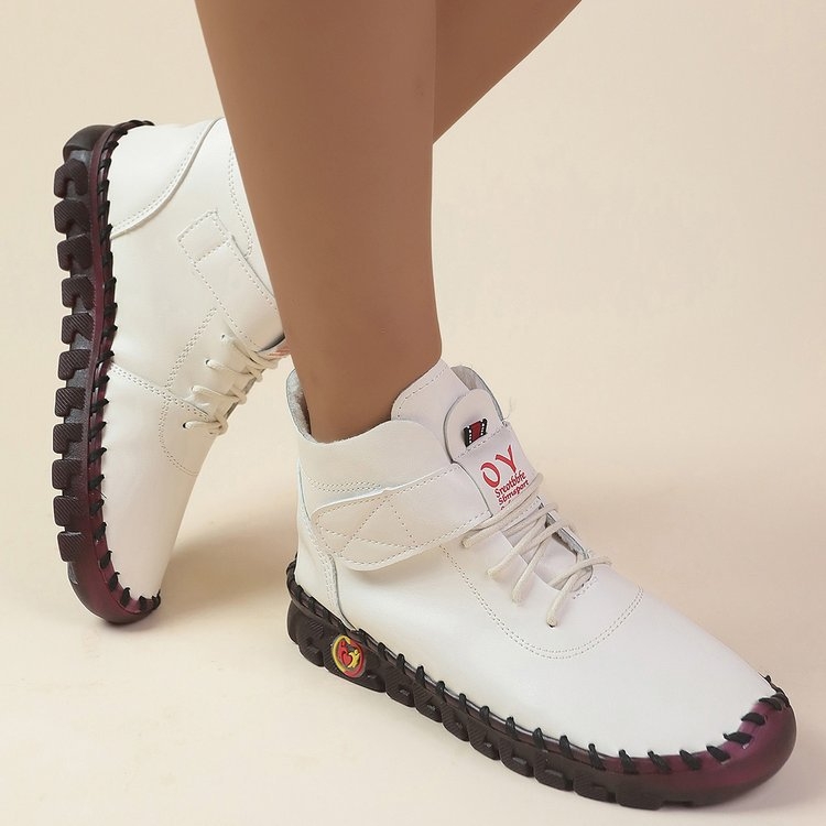 Cezhraničné plus size zahraničný obchod mäkké dno ručne šité suchý zips krížový remienok 2024 nové platformové topánky na tortovom podpätku