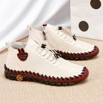 Γυναικεία παπούτσια χορού mom με μαλακό κάτω μέρος για μέση ηλικία, άνοιξη και καλοκαίρι 2022, νέα φλατ παπούτσια με μανίκια και τένοντα, γυναικεία casual παπούτσια για γυναίκες