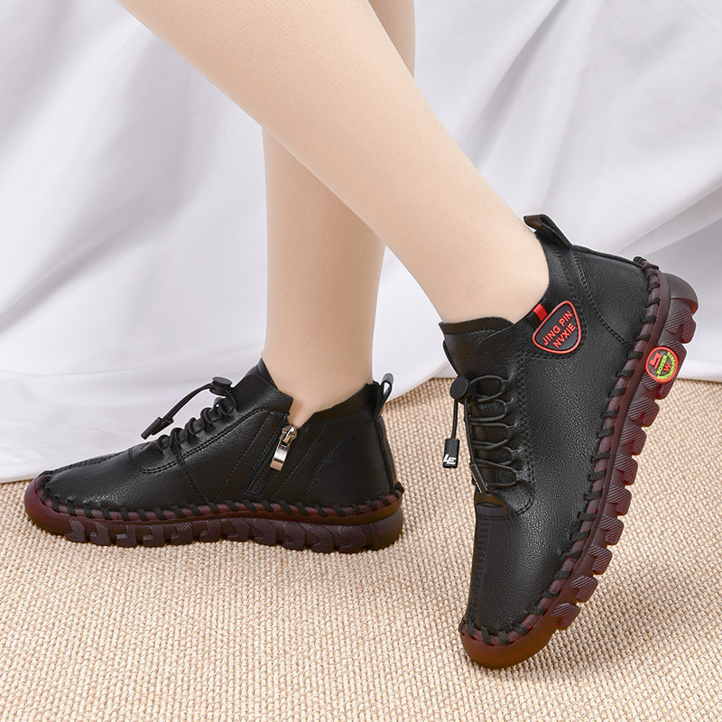 Γυναικεία παπούτσια χορού mom με μαλακό κάτω μέρος για μέση ηλικία, άνοιξη και καλοκαίρι 2022, νέα φλατ παπούτσια με μανίκια και τένοντα, γυναικεία casual παπούτσια για γυναίκες