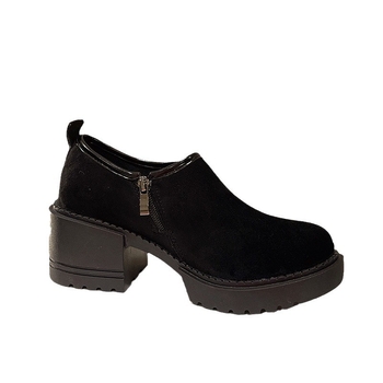 Χοντρό κάτω μέρος με αίσθηση μόδας, λεοπάρ εκτύπωση, νέα χοντρά ψηλοτάκουνα, εξωτερικό εμπόριο, plus size, αδιάβροχη πλατφόρμα, μικρά δερμάτινα παπούτσια, γυναικεία, ευρωπαϊκά και αμερικανικά στυλ