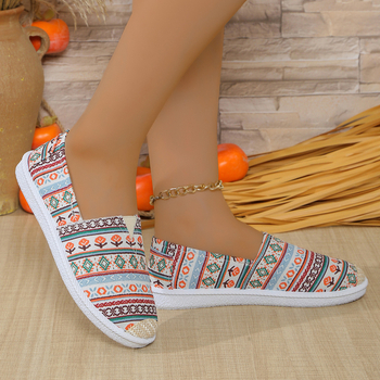 Νέα γυναικεία παπούτσια άνοιξης και φθινοπώρου 2024, παλιά υφασμάτινα παπούτσια του Πεκίνου, μονόστρωτα παπούτσια, μεσήλικες και ηλικιωμένους, casual, Cyber, διάσημα καμβά παπούτσια, βαμβακερά, slip-on, μαλακή σόλα