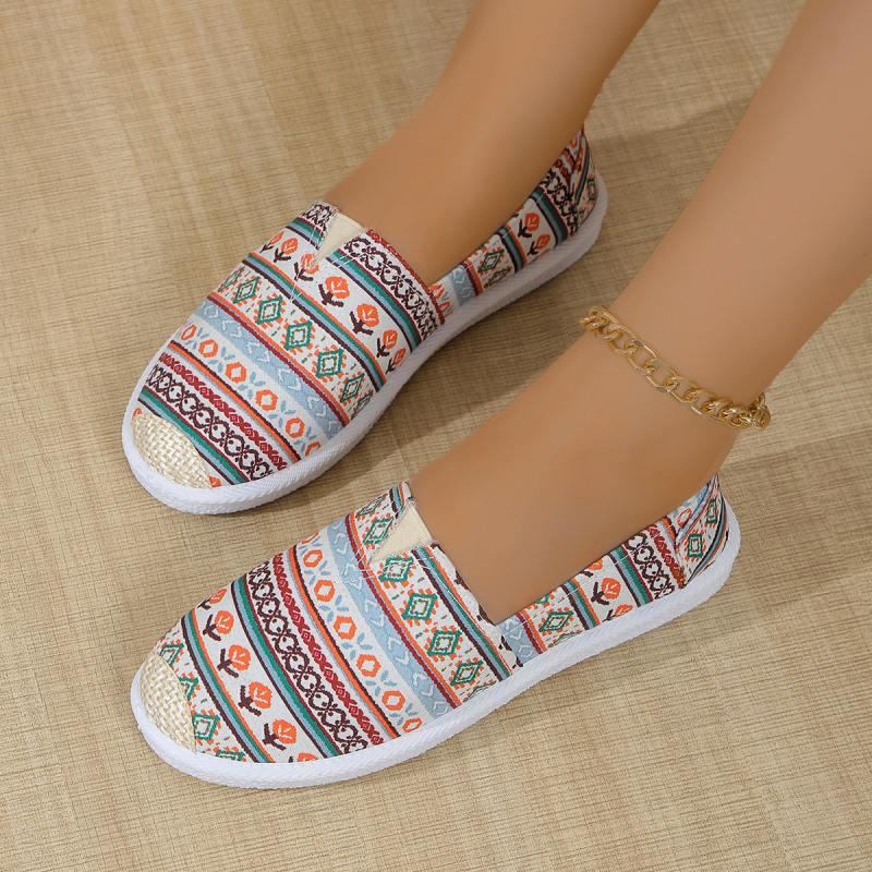 Νέα γυναικεία παπούτσια άνοιξης και φθινοπώρου 2024, παλιά υφασμάτινα παπούτσια του Πεκίνου, μονόστρωτα παπούτσια, μεσήλικες και ηλικιωμένους, casual, Cyber, διάσημα καμβά παπούτσια, βαμβακερά, slip-on, μαλακή σόλα