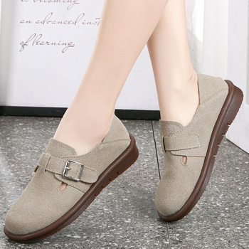 Pantofi de damă cu fund plat, stil Mori, retro, cu un singur strat, papuci de damă, papuci leneși, cu fund moale, slip-on, primăvară 2024