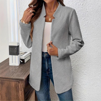 Ανεξάρτητος σταθμός Amazon 2024 φθινόπωρο και χειμώνας Ευρώπη και Ηνωμένες Πολιτείες εξωτερικό εμπόριο με τις καλύτερες πωλήσεις νέο casual μονόχρωμο κοστούμι μπουφάν