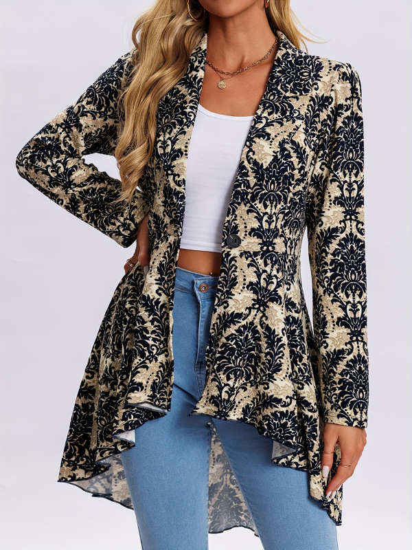 Kvaliteetne piiriülene AliExpress Amazon Foreign Trade Xiyin TikTok pikkade varrukatega kleit-mantli värv