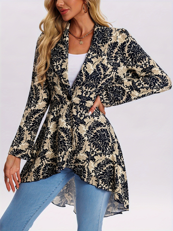 Kvaliteetne piiriülene AliExpress Amazon Foreign Trade Xiyin TikTok pikkade varrukatega kleit-mantli värv