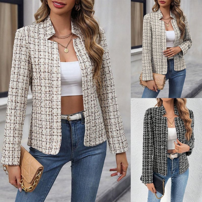 Toamna 2024 Amazon Comerț exterior european și american transfrontalier Cardigan pentru femei Jachetă slim Temperament Costum mic Jachetă pentru femei